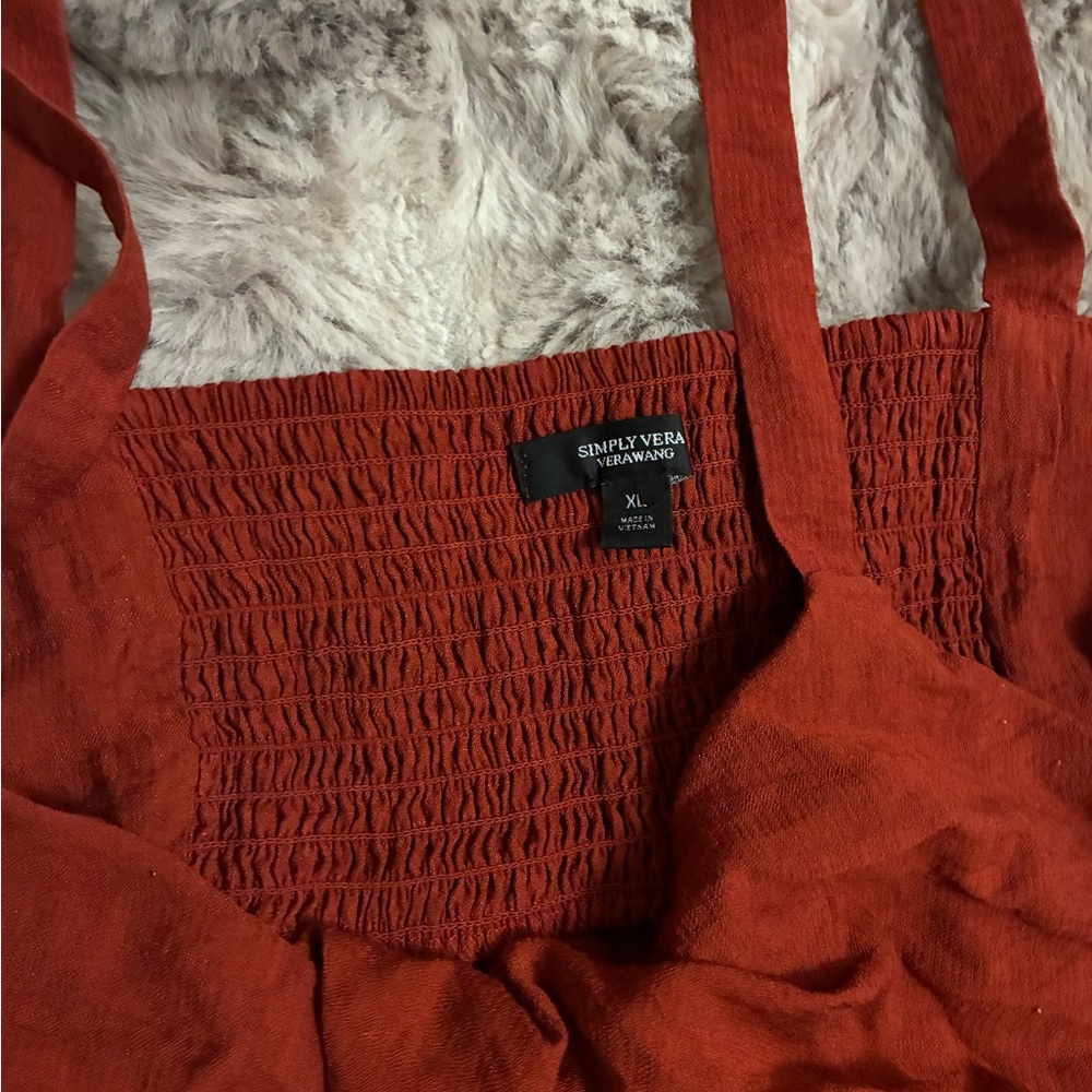 Simply Vera Rust Red blouse